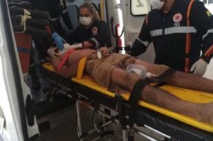 Jovem é baleado no pescoço após troca de tiros com facção rival