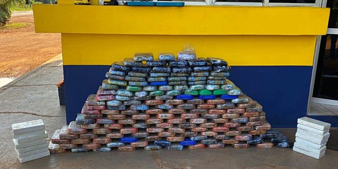 PRF apreende mais de 180 kg de cocaína em Rio Branco