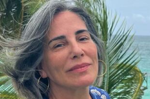 Glória Pires homenageia artista acreano Maqueson Pereira
