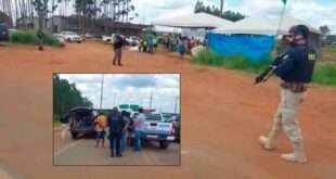 Operação da PRF, PM e Força Nacional prende oito pessoas em Rondônia neste domingo