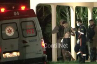 Homem invade chácara e é baleado pelo proprietário e preso pela polícia