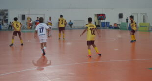 Colégio Acreano vence mais uma partida nos Jogos Escolares Brasileiros e está na final do futsal masculino
