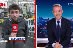 Bolsonarista vira piada em TV Francesa ao dizer que Macron é comunista