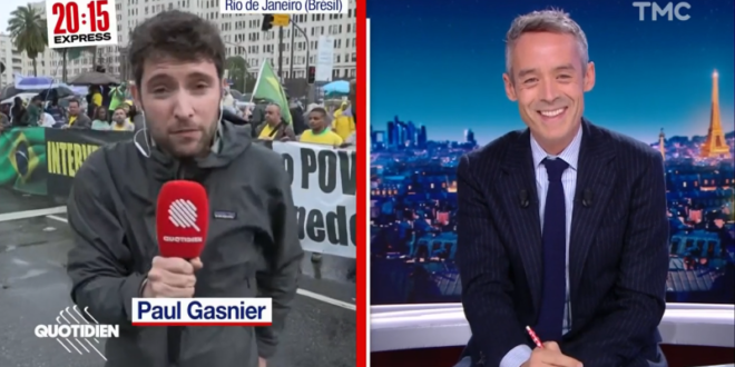 Bolsonarista vira piada em TV Francesa ao dizer que Macron é comunista