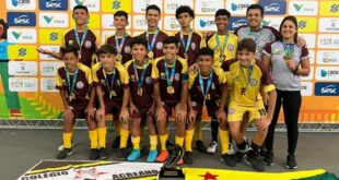 Colégio Acreano é campeão do futsal masculino dos Jogos Escolares Brasileiros