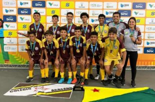 Colégio Acreano é campeão do futsal masculino dos Jogos Escolares Brasileiros