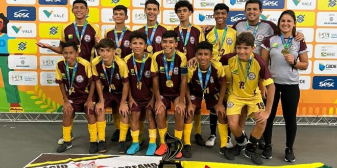 Colégio Acreano é campeão do futsal masculino dos Jogos Escolares Brasileiros