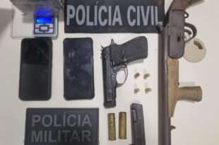 Denúncia anônima leva Forças de Segurança a apreenderem armas de fogo e evitarem roubo a caminhonete