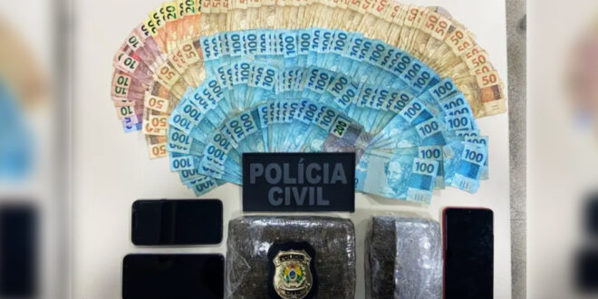Feijó, Polícia prende dois por tráfico de drogas e mais R$14 mil