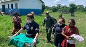Ciopaer resgata mãe e bebês gêmeos, após parto precário no interior da floresta