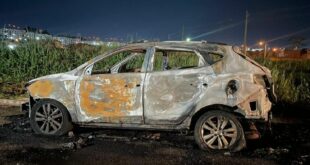 Homens tocam fogo em carro em via pública da capital