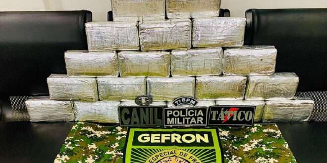 Forças de Segurança apreendem mais de 23 quilos de drogas na BR-364