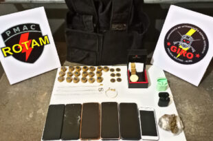 Polícia prende foragido da justiça e apreende 6 celulares