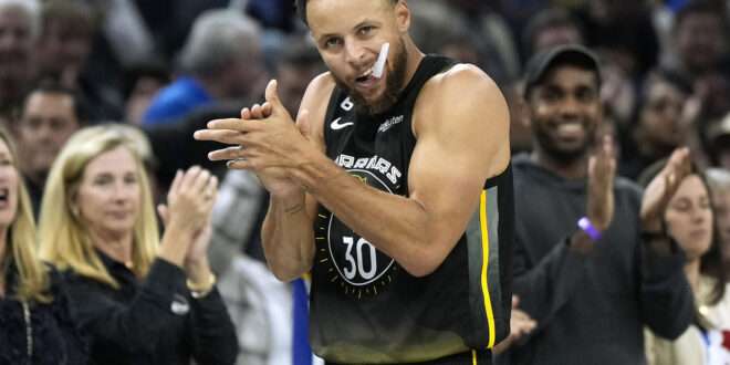 Stephen Curry brilha e comanda vitória do Golden State Warriors na NBA
