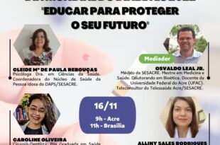 Saúde realiza webinário em alusão ao Dia Mundial do Diabetes