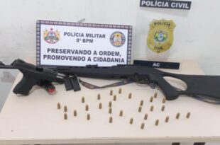 Criminoso de alta periculosidade é capturado em Sena Madureira com pistola munições