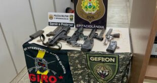 Prisão de integrantes de facções comprova a importação de armas de grosso calibre