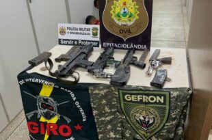 Prisão de integrantes de facções comprova a importação de armas de grosso calibre