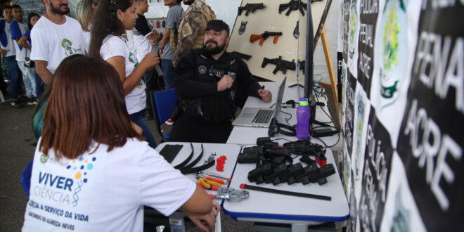 Com as forças especiais, Segurança Pública também se fez presente na 8ª Mostra Viver Ciência