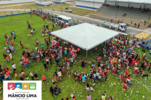 Campanha Natal Solidário beneficia centenas de crianças em Mâncio Lima