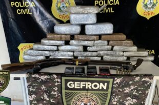 Gefron apreende 25 barras de maconha vindas da Bolívia