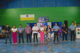 II Pelotão da Polícia Militar e Prefeitura de Rodrigues Alves realizam a formatura da Guarda Mirim