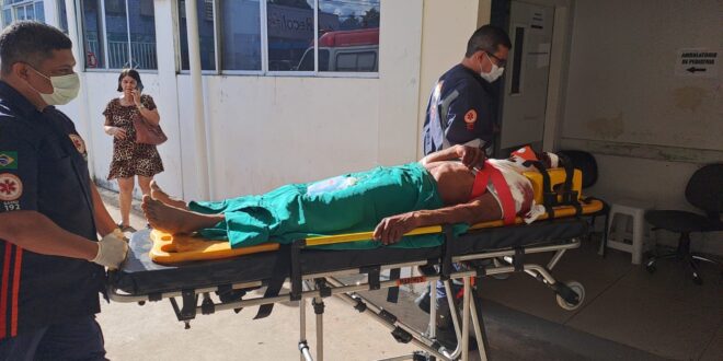 Motociclista fica em estado grave após acidente em ramal de Rio Branco