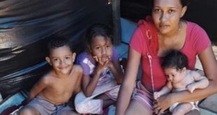 Mulher que foi despejada com três filhos pequenos pede ajuda