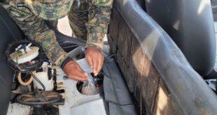 Grupo Especial de Fronteira apreende 19,7 quilos de cocaína dento de tanque de veículo na BR-317
