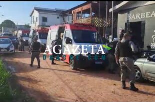 Policial à paisana reage a tentativa de assalto em barbearia e três acabam feridos em troca de tiros no Habitasa