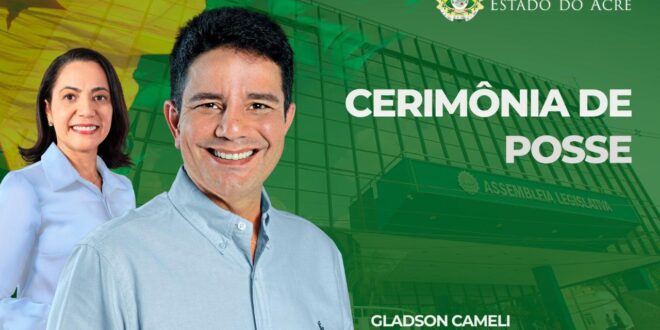 Posse do governador será em cerimônia realizada na Aleac no dia 1º de janeiro