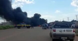 PRF prende 6 e desbloqueia estrada em Rondônia