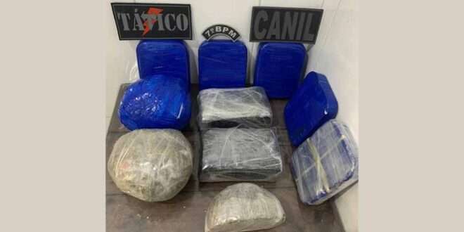Trio é preso com quase 10 quilos de drogas em estrada no interior do Acre