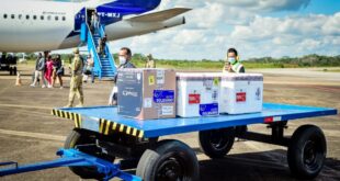 Acre recebe lote de11,7 mil doses da vacina contra covid-19