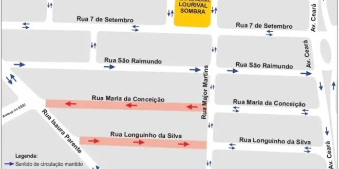 RBTrans anuncia mudanças no trânsito da Isaura Parente