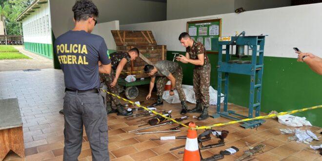 PF encaminha 39 armas de fogo para destruição