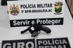 Detento monitorado é capturado com arma de fogo em Brasileia
