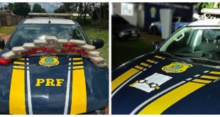 PRF apreende 28 kg de drogas e prende foragidos em Acrelândia e Capixaba