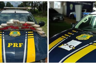 PRF apreende 28 kg de drogas e prende foragidos em Acrelândia e Capixaba