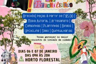Brecholeiras expõem no Horto Florestal nesta sexta e sábado, 7