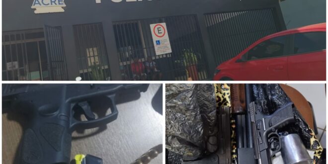 Faccionados são presos por homicídio e porte ilegal de arma em Senador Guiomard