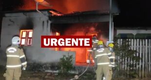 Facção criminosa incendeia casa de família de suposto membro de facção rival