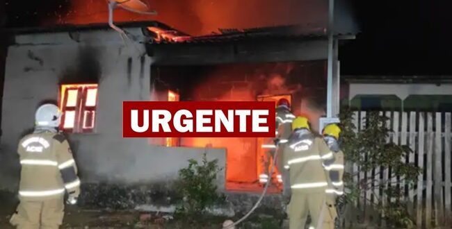 Facção criminosa incendeia casa de família de suposto membro de facção rival