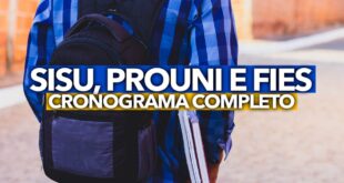 Prazos de inscrições do Sisu, Prouni e Fies são antecipados pelo MEC. Confira as datas