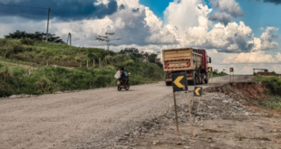 Alerta: desmoronamento na estrada entre Sena Madureira e Rio Branco