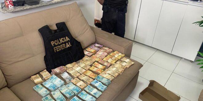 PF faz operação para o desmonte de lavagem de dinheiro decorrente do tráfico de drogas