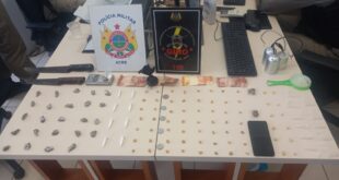 Traficante é preso vendendo drogas no bairro Base
