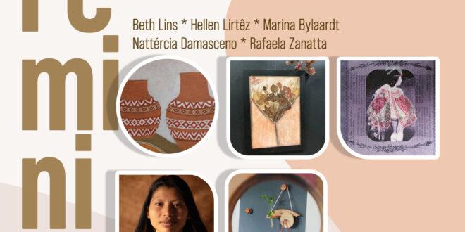 Galeria Palácio das Secretarias inaugura exposição Coletivo Feminino no Dia Internacional da Mulher