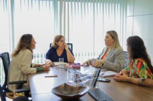 Ministra das Mulheres recebe representantes do Acre para discutir políticas públicas