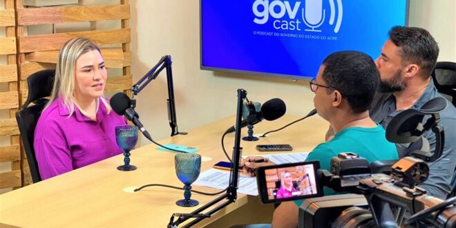 No GovCast, secretária da Mulher apresenta planos da gestão na nova pasta